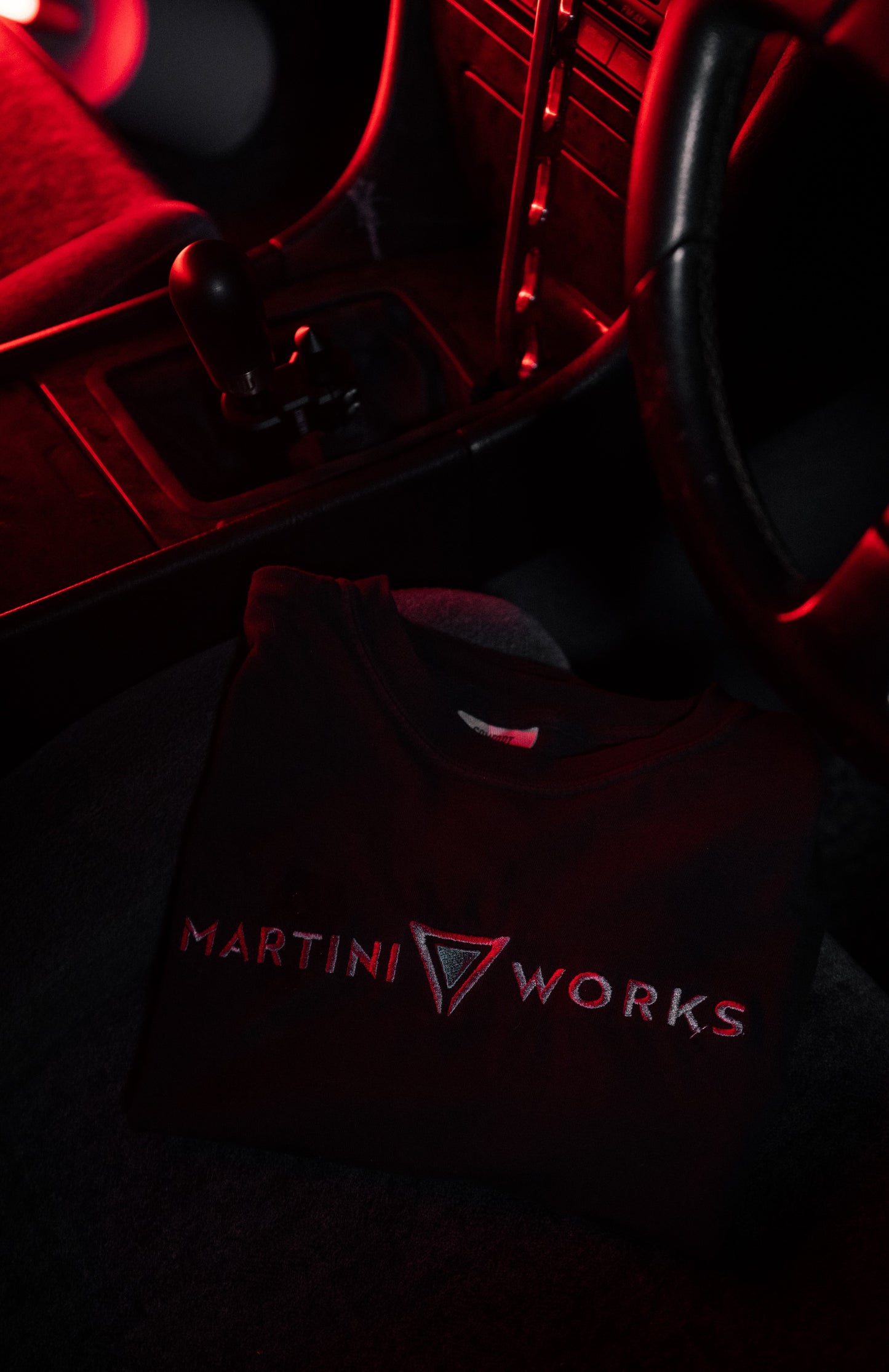 Martini Works Embroidered Tee