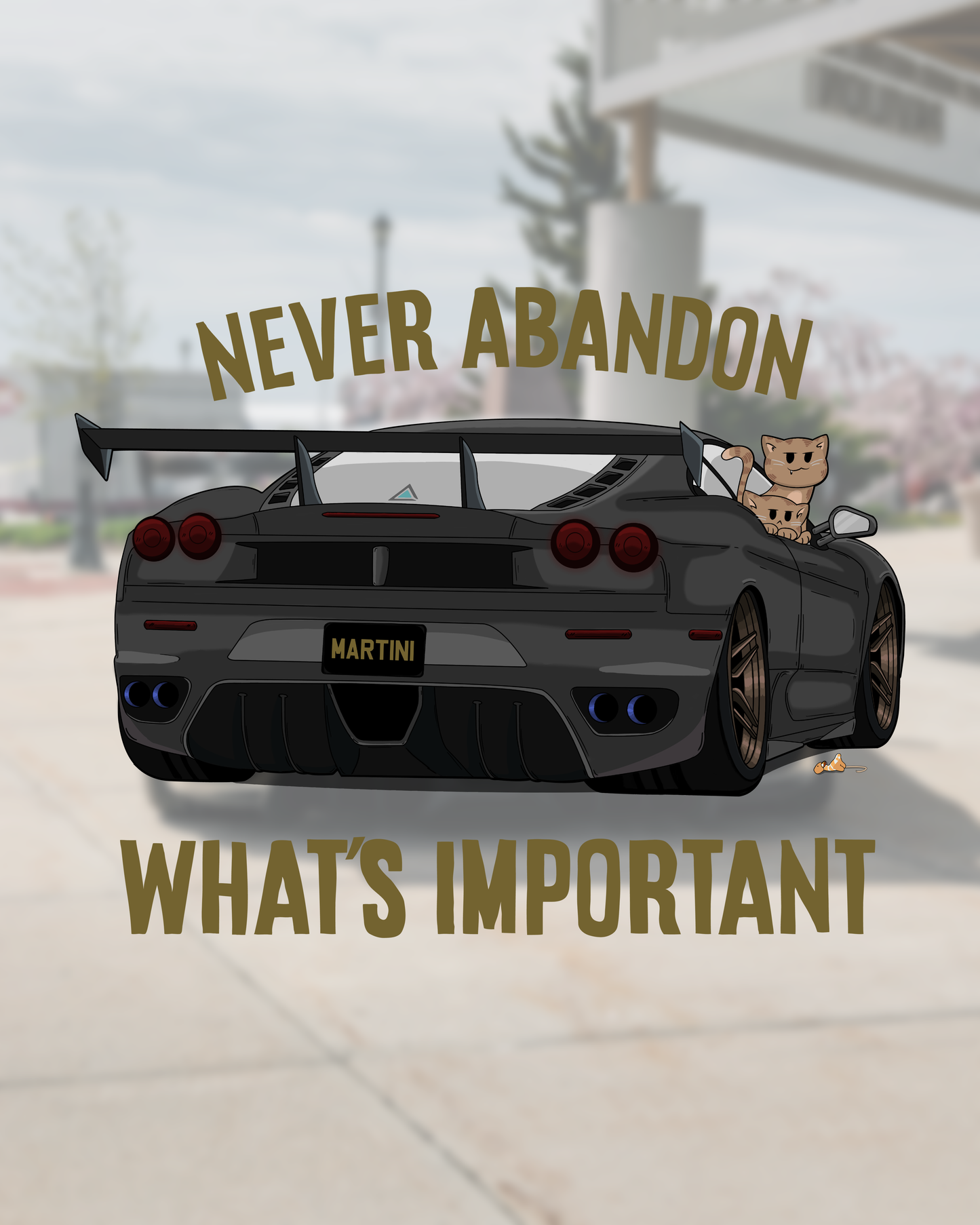 T-Shirt - "Never Abandon What's Important"