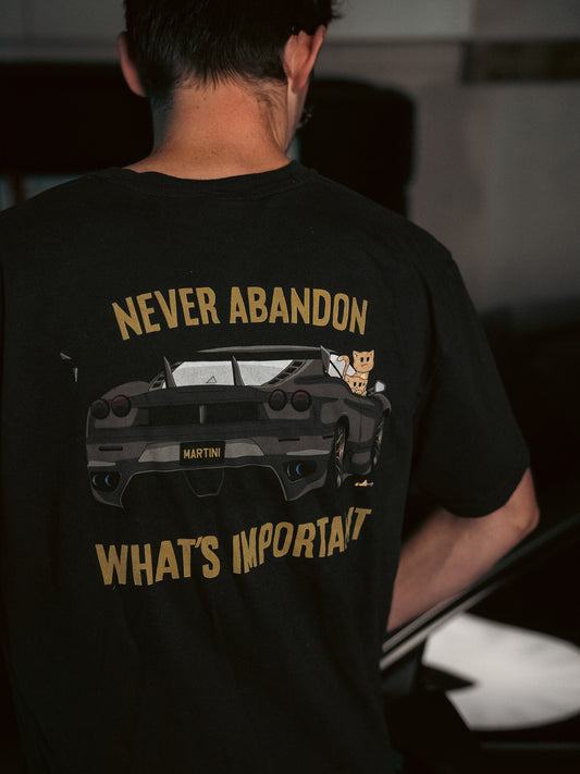T-Shirt - "Never Abandon What's Important"